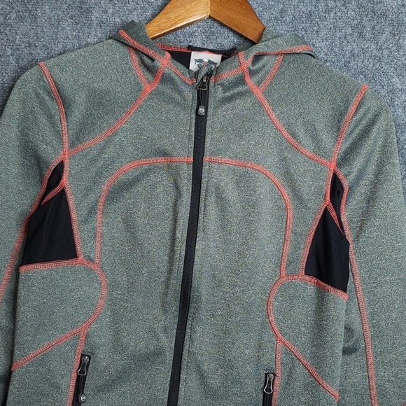 Harley-Davidson Jackets & Blazers - Harley Davidson Genesee Hoodie Jacket Womens Small Gray Full Zip Performance